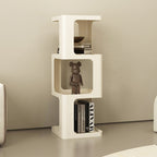 Contemporary Scandinavian Iron Square Bookshelves 3/4/5-Tier Standing Shelves For Home Office DFM-F