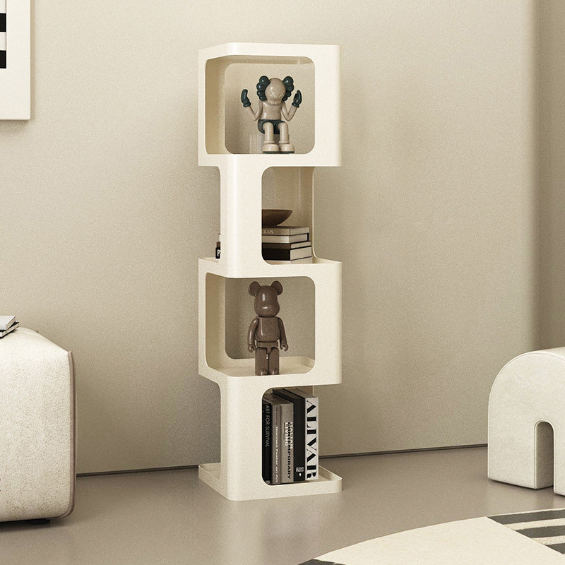 Contemporary Scandinavian Iron Square Bookshelves 3/4/5-Tier Standing Shelves For Home Office DFM-F
