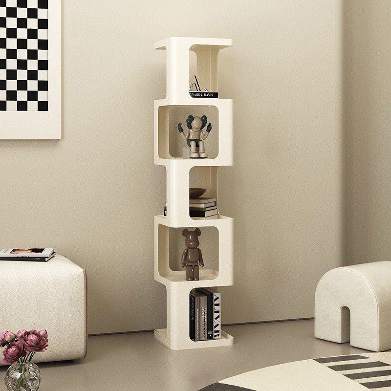 Contemporary Scandinavian Iron Square Bookshelves 3/4/5-Tier Standing Shelves For Home Office DFM-F