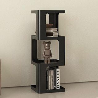 Contemporary Scandinavian Iron Square Bookshelves 3/4/5-Tier Standing Shelves For Home Office DFM-F