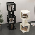 Contemporary Scandinavian Iron Square Bookshelves 3/4/5-Tier Standing Shelves For Home Office DFM-F