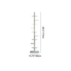Modern Mid-Century Carbon Steel Invisible Spiral Bookshelf 9-Tier Display Rack Corner Storage Rack For Home Office DFM-F