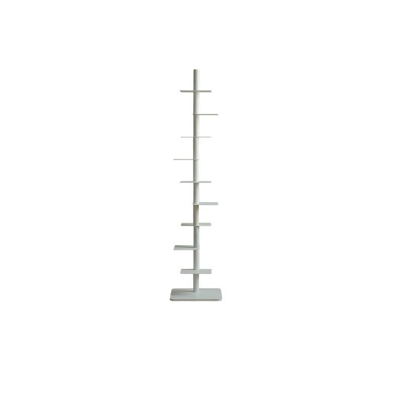 Modern Mid-Century Carbon Steel Invisible Spiral Bookshelf 9-Tier Display Rack Corner Storage Rack For Home Office DFM-F