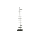 Modern Mid-Century Carbon Steel Invisible Spiral Bookshelf 9-Tier Display Rack Corner Storage Rack For Home Office DFM-F