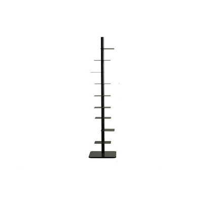 Modern Mid-Century Carbon Steel Invisible Spiral Bookshelf 9-Tier Display Rack Corner Storage Rack For Home Office