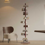Modern Mid-Century Carbon Steel Invisible Spiral Bookshelf 9-Tier Display Rack Corner Storage Rack For Home Office DFM-F