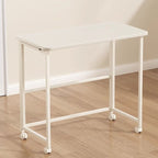 Modern Minimalist Moveable Foldable Rectangular Wood Panel Desk For Home Office DFM-F