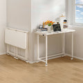 Modern Minimalist Moveable Foldable Rectangular Wood Panel Desk For Home Office DFM-F