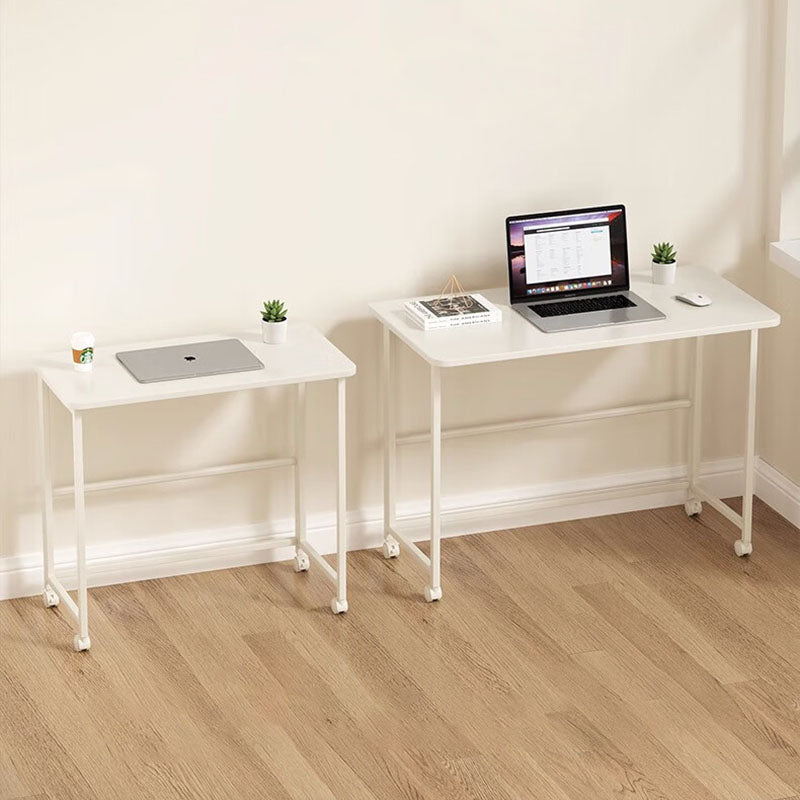 Modern Minimalist Moveable Foldable Rectangular Wood Panel Desk For Home Office DFM-F