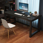 Modern Minimalist Rectangular Grain Plate Steel Desk For Home Office DFM-F