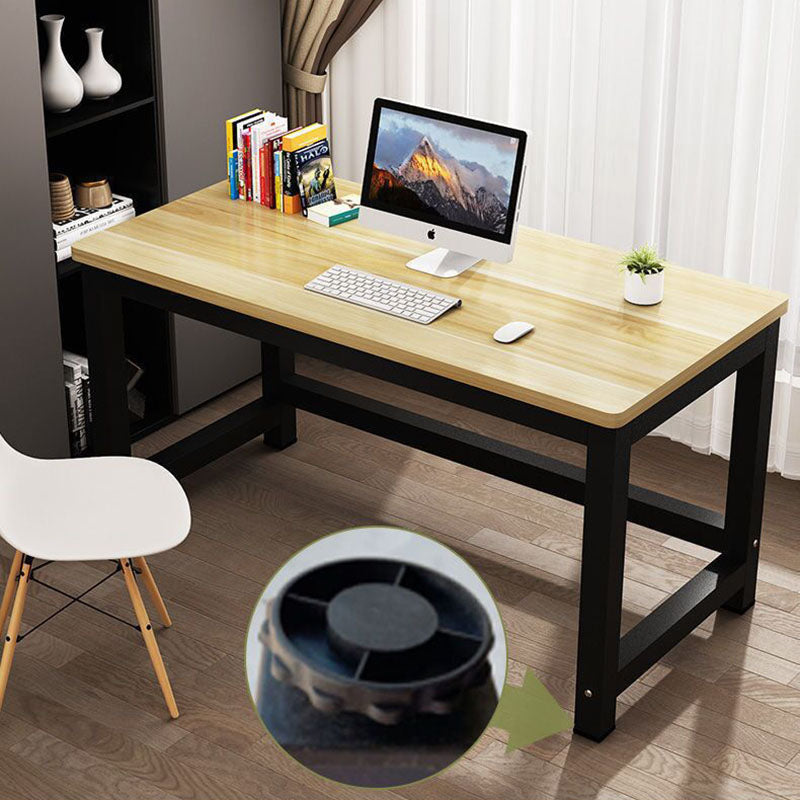 Modern Minimalist Rectangular Grain Plate Steel Desk For Home Office DFM-F