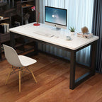 Modern Minimalist Rectangular Grain Plate Steel Desk For Home Office DFM-F