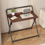 Modern Minimalist Foldable Rectangular Density Plate Carbon Steel Desk For Home Office DFM-F