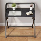 Modern Minimalist Foldable Rectangular Density Plate Carbon Steel Desk For Home Office DFM-F