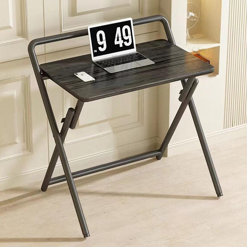 Modern Minimalist Foldable Rectangular Density Plate Carbon Steel Desk For Home Office DFM-F