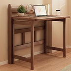 Modern Minimalist Foldable Rectangle Wood Desk For Home Office DFM-F