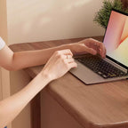 Modern Minimalist Foldable Rectangle Wood Desk For Home Office DFM-F