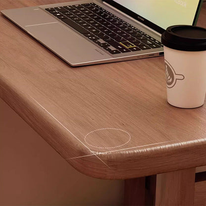 Modern Minimalist Foldable Rectangle Wood Desk For Home Office