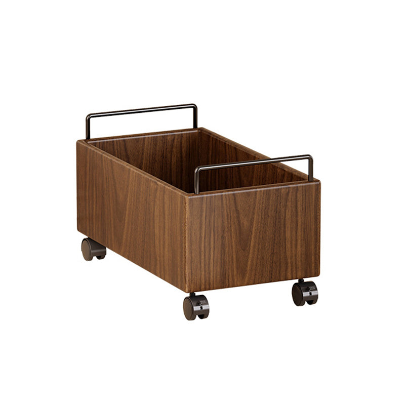 Lumendat Modern Minimalist Movable Rectangular Rubberwood Iron Kids Storage Cabinet 1-Cabinet For Study Lumendat