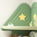 Lumendat Contemporary Creative Christmas Tree Environmentally Friendly HDPE Kids Corner Storage Shelf 4-Tier For Living Room Lumendat