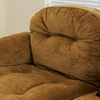 Traditional Vintage Arc Cloud Plywood Stainless Steel Chenille Cloud Cotton Down Feather Sofa 1/2/3-Seater For Living Room Lumendat