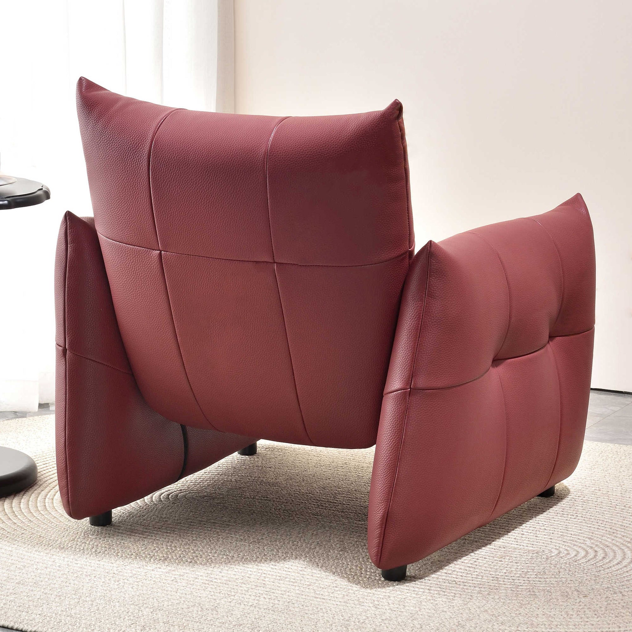 Luxury Ergonomic Accent Chair - Elegant Armchair Backrest Design For Living Room & Bedroom Lumendat