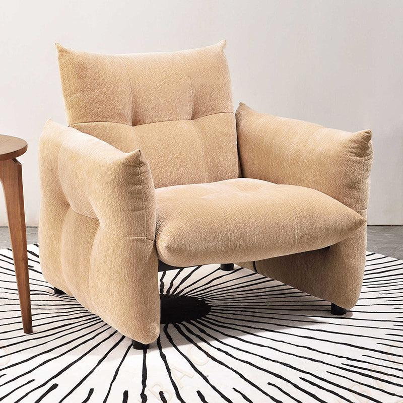 Luxury Ergonomic Accent Chair - Elegant Armchair Backrest Design For Living Room & Bedroom Lumendat