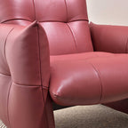 Luxury Ergonomic Accent Chair - Elegant Armchair Backrest Design For Living Room & Bedroom Lumendat