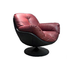 Silent Rotating Scandinavian Accent Chair - Detachable Design Soft Filling Chair For Living Room & Study Lumendat