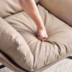 Minimalist Style & High-Elastic Filling Accent Chair - Robust Support Swivel Backrest Chair For Living Room Lumendat