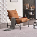 Edgy Industrial-Style Accent Chair - Multi-Scene Adaptable Backrest Armrest Chair For Living Room & Bedroom Lumendat