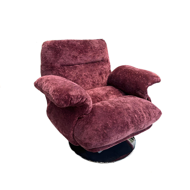 Luxury Premium Swivel Chair - Stable Curved Panel Frame Accent Chair For Living Room & Bedroom Lumendat