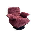 Luxury Premium Swivel Chair - Stable Curved Panel Frame Accent Chair For Living Room & Bedroom Lumendat