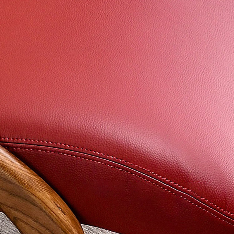 Nostalgic Vintage Recliner - Curved Design Stain & Wear-Resistant Upholstery Rocking Chair For Living Room Lumendat