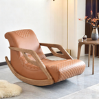 Timeless Vintage Rocking Chair - Ergonomic Design & Smooth Swing Chair For Bedroom Lumendat