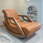 Timeless Vintage Rocking Chair - Ergonomic Design & Smooth Swing Chair For Bedroom Lumendat
