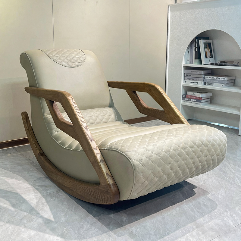 Timeless Vintage Rocking Chair - Ergonomic Design & Smooth Swing Chair For Bedroom Lumendat