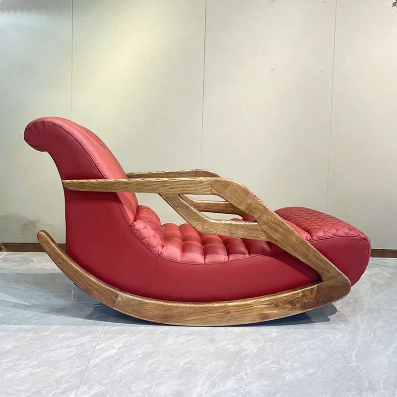 Timeless Vintage Rocking Chair - Ergonomic Design & Smooth Swing Chair For Bedroom Lumendat