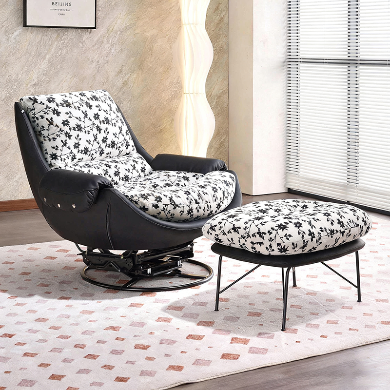 360° Rotatable Sofa Chair - Modern Minimalist Style Ergonomic Accent Chair For Living Room & Bedroom Lumendat