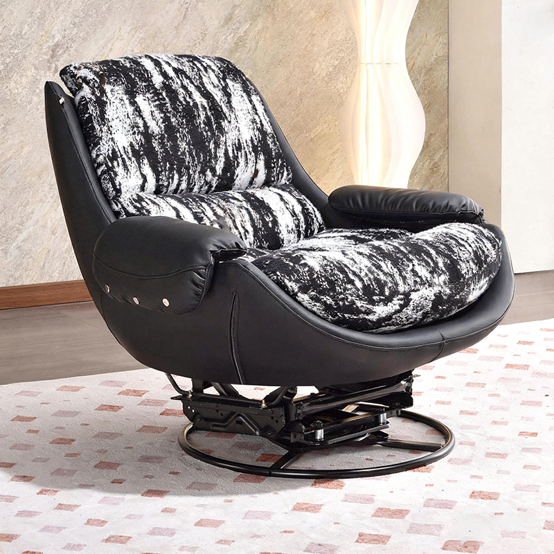 360° Rotatable Sofa Chair - Modern Minimalist Style Ergonomic Accent Chair For Living Room & Bedroom Lumendat