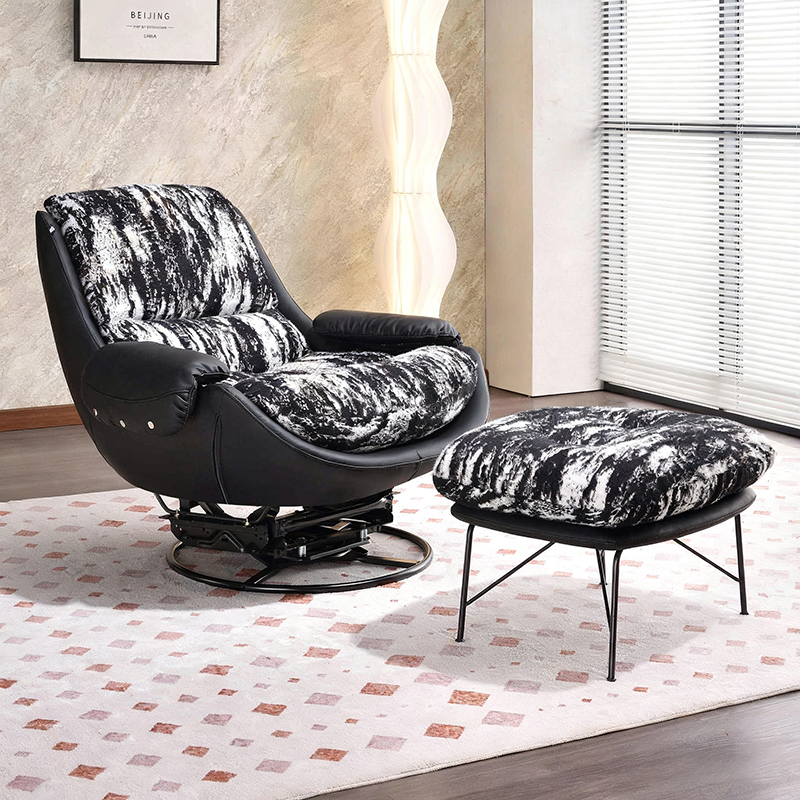 360° Rotatable Sofa Chair - Modern Minimalist Style Ergonomic Accent Chair For Living Room & Bedroom Lumendat