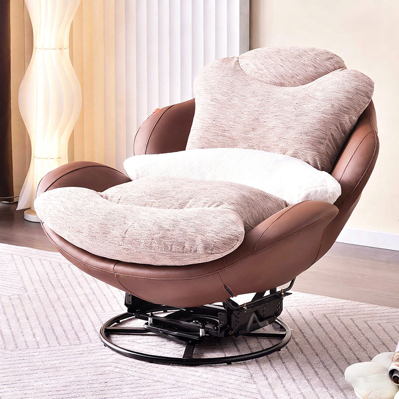 Sleek Minimalist Accent Chair - Multi-Scene 360° Rotatable Sofa Chair For Living Room & Bedroom Lumendat