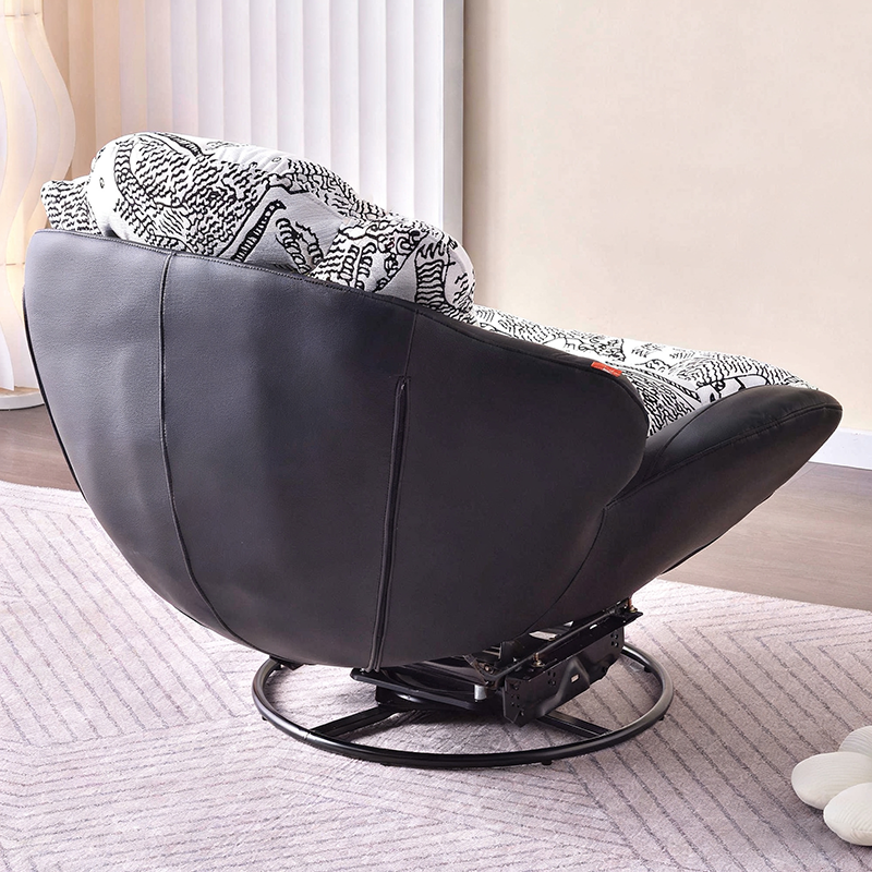 Sleek Minimalist Accent Chair - Multi-Scene 360° Rotatable Sofa Chair For Living Room & Bedroom Lumendat