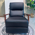 Contemporary 360° Rotating Eco Leather Armchair - Comfortable Foam Cushion Accent Chair For Living Room Lumendat