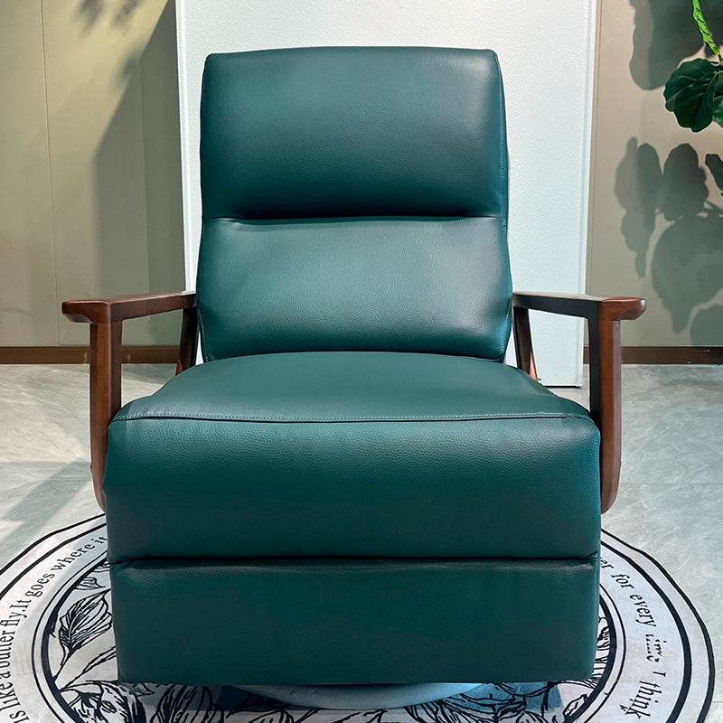 Contemporary 360° Rotating Eco Leather Armchair - Comfortable Foam Cushion Accent Chair For Living Room Lumendat