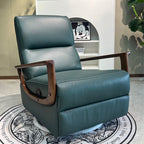Contemporary 360° Rotating Eco Leather Armchair - Comfortable Foam Cushion Accent Chair For Living Room Lumendat