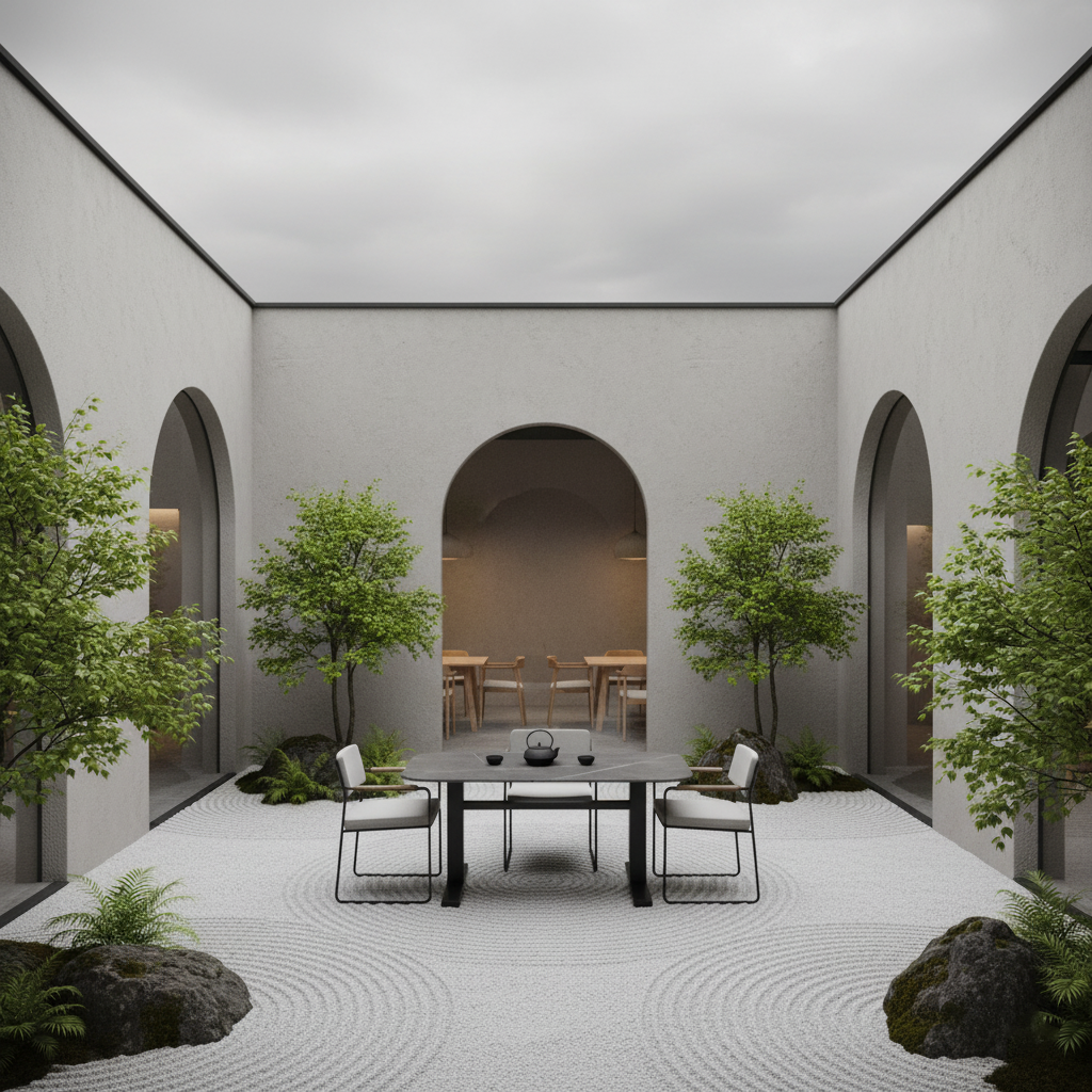 Contemporary Industrial Outdoor Coffee Table - Sleek Rectangular Durable Metal Dining Table For Patio & Backyard Lumendat