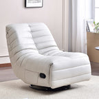 Modern Luxury Recliner Lounge Chair - Adjustable 360° Swivel Relax Accent Chair For Living Room Lumendat