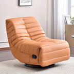 Modern Luxury Recliner Lounge Chair - Adjustable 360° Swivel Relax Accent Chair For Living Room Lumendat