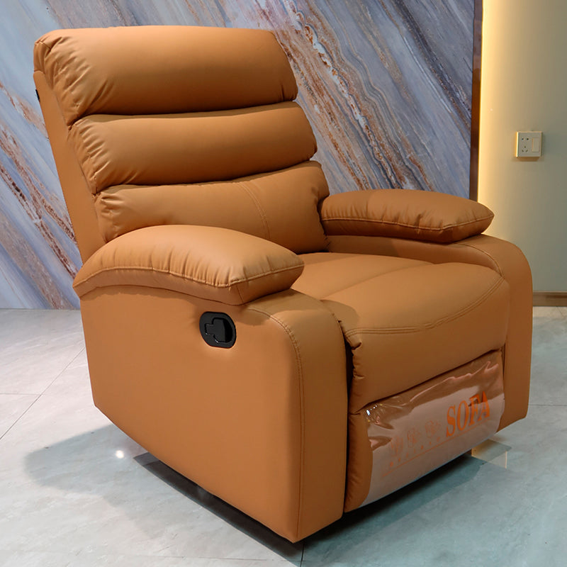 Modern Comfort Cat-Claw Leather Swivel Recliner Chair - Multi-Functional Lounge Accent Chair For Living Room Lumendat